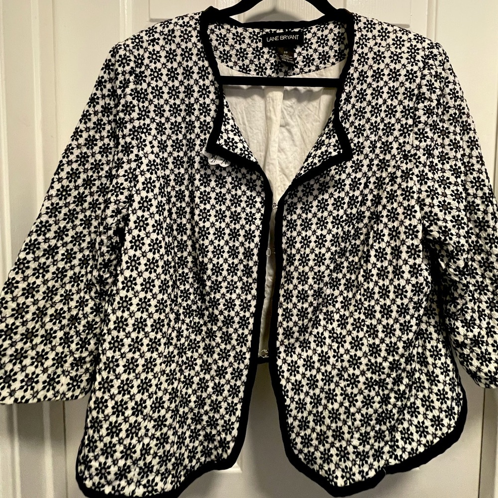 Lane Bryant Floral Blazer Jacket